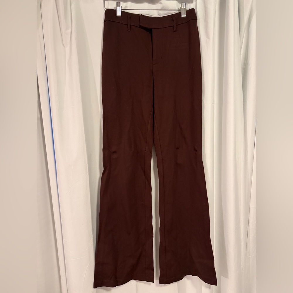 High-Rise Flare Ponte Trousers - A New Day